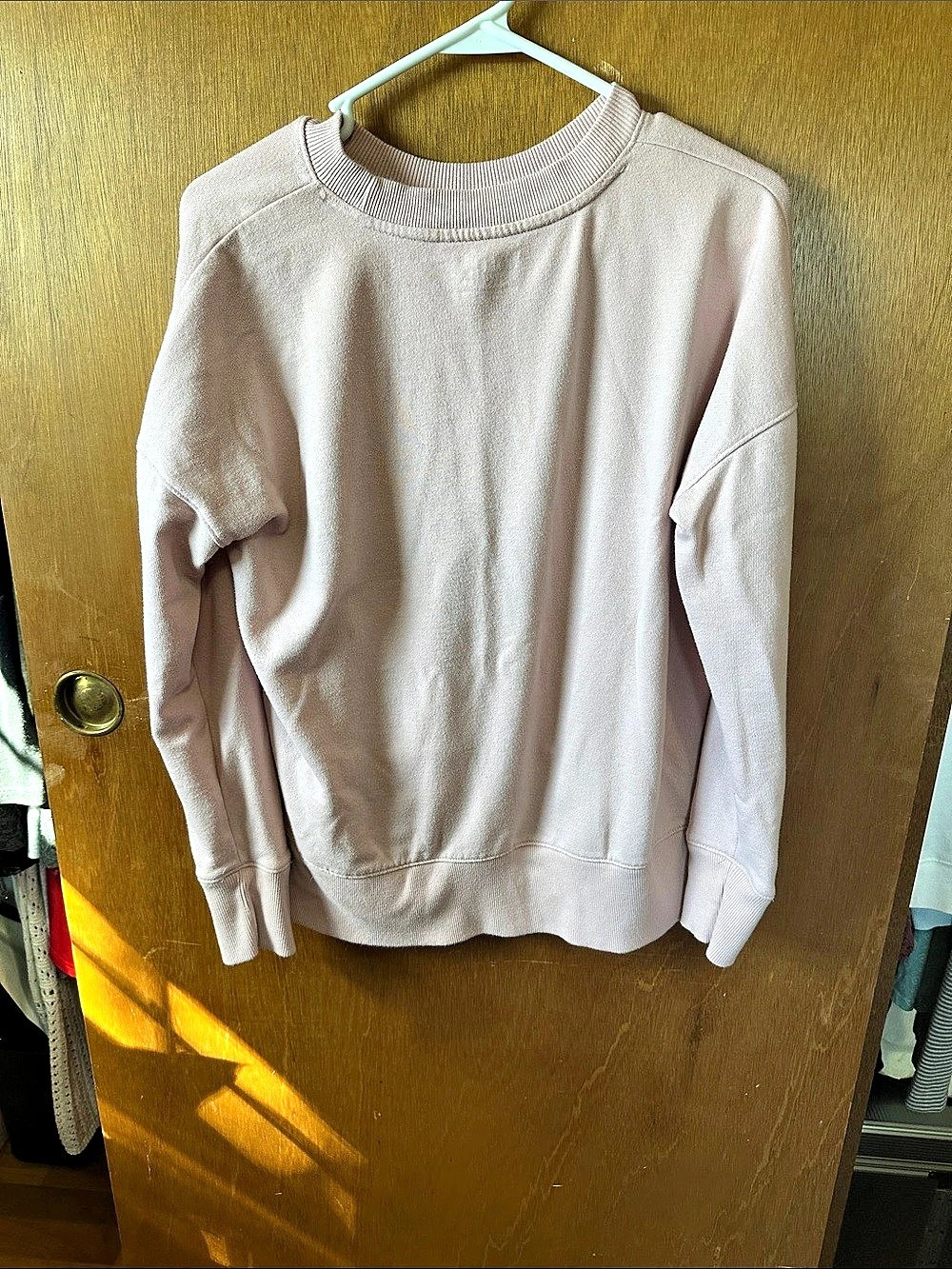 Time and Tru Girls Pink Crewneck Sweatshirt Small (4-6)